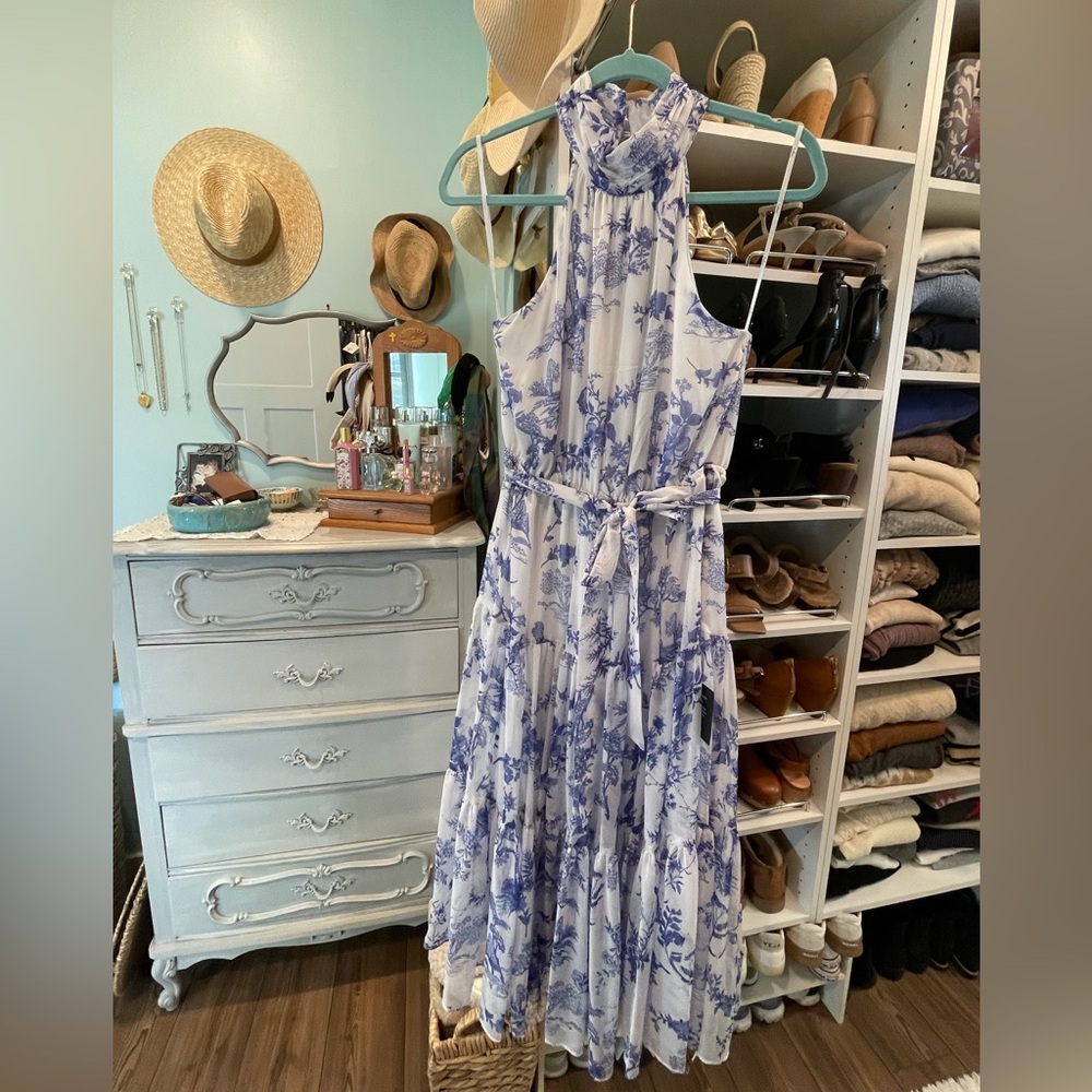Lulus, New With Tags, white floral dress